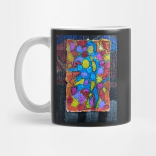 Stained glass cubism Mug